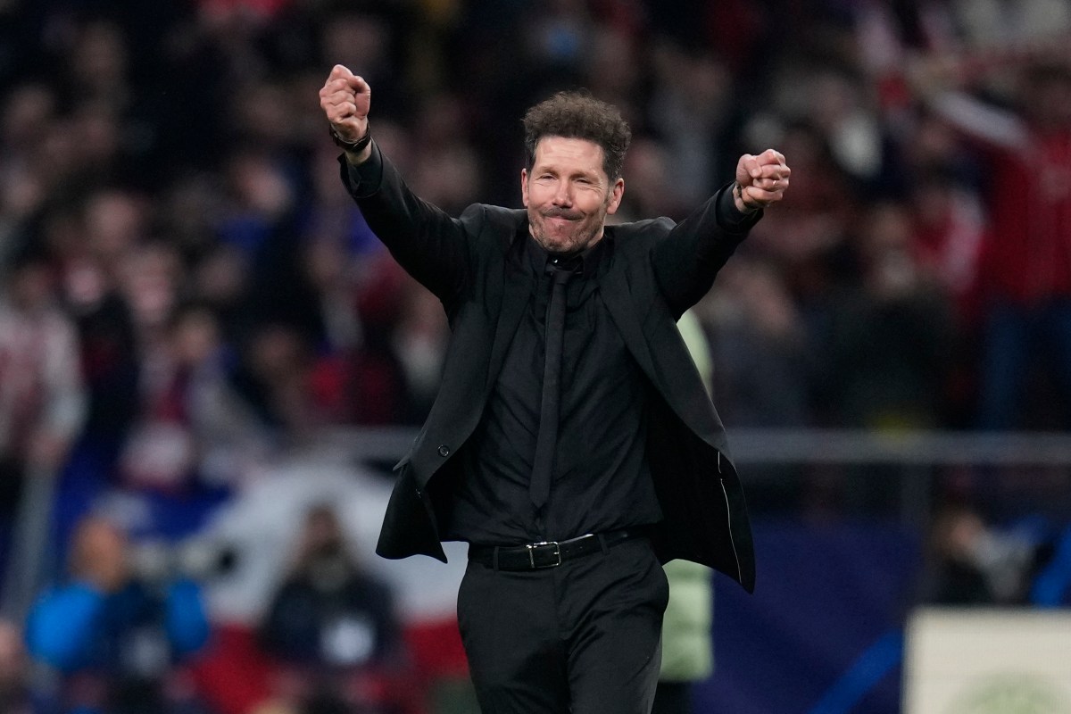Argentino ‘Cholo’ Simeone alcanza las 400 victorias como entrenador del Atlético de Madrid