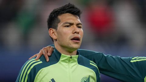 Hirving Lozano en la CONCACAF Nations League.