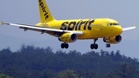 Avión de Spirit Airlines