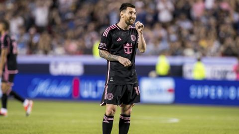 Lionel Messi durante un encuentro ante Sporting Kansas City en la MLS.