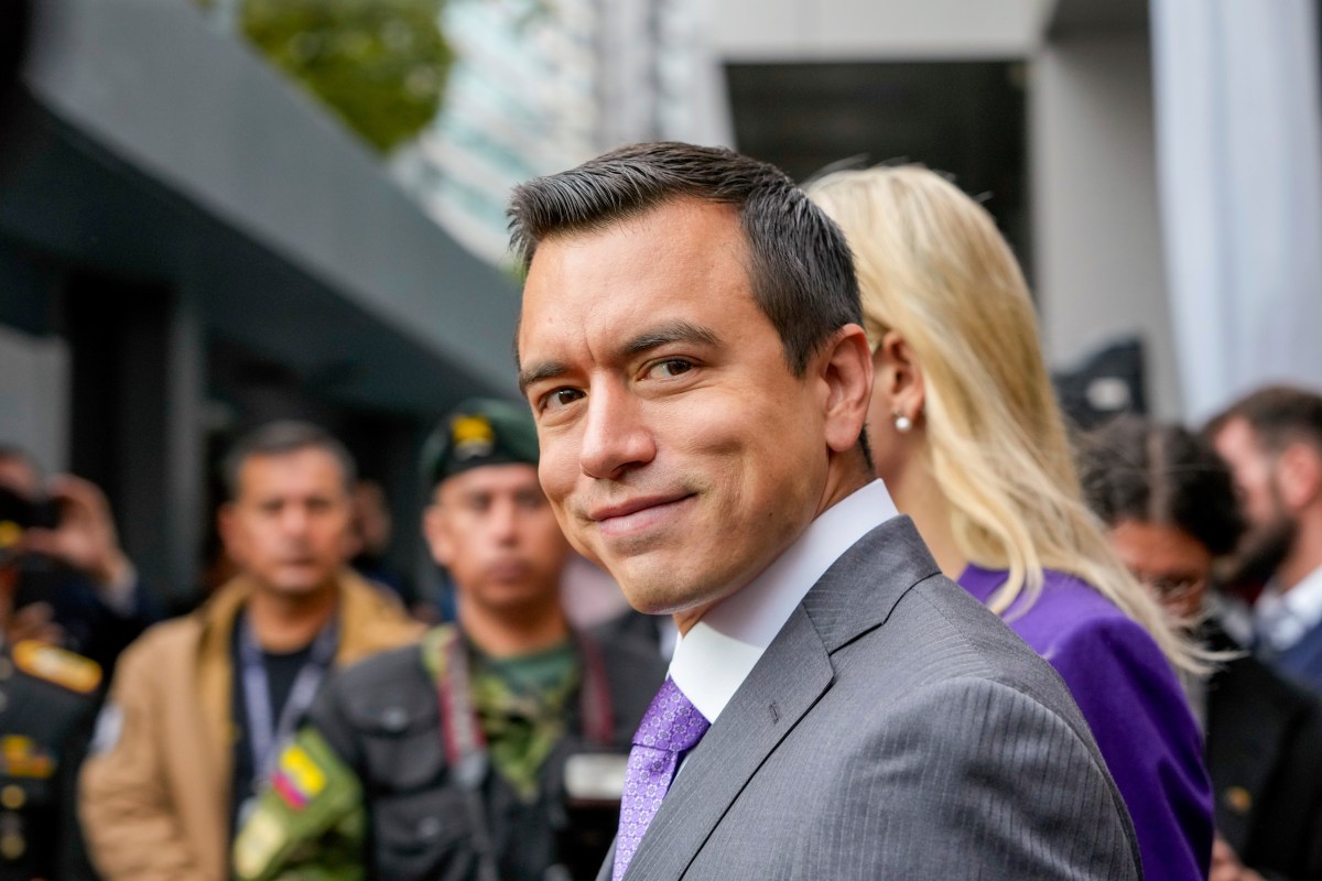 Daniel Noboa es el presidente sudamericano más popular, seguido de Javier Milei y Luis Lacalle Pou