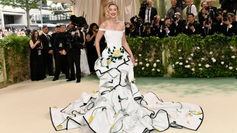 Gigi Hadid fue una de las más elegantes en la MET Gala 2024.