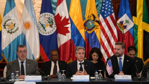 El secretario de Estado, Antony Blinken, lideró reuniones en Guatemala sobre inmigración.