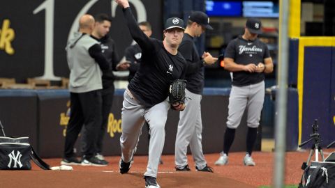 Gerrit Cole sigue recuperándose de su lesión.