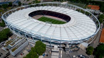 Vista aérea del estadio de Stuttgart, una de las sedes de la Euro 2026.