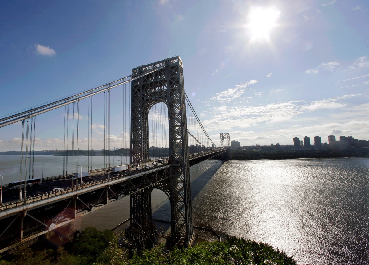Largos retrasos en George Washington Bridge entre Nueva York y NJ por aparentes protestas