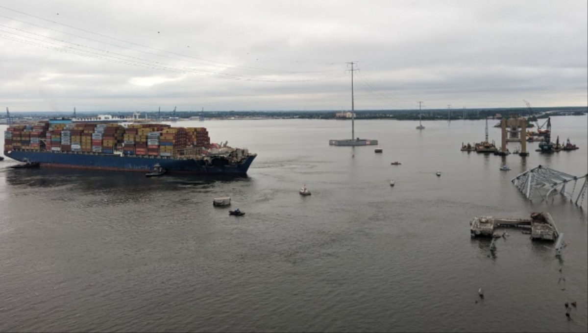 El buque Dali fue remolcado al puerto de Baltimore tras varias semanas del choque contra el puente Francis Scott Key