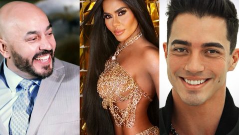 En la imagen aparecen Lupillo Rivera, Maripily Rivera y Rodrigo Romeh de La Casa de los Famosos 4.