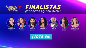 Vota ya por tu favorito a ganar la gran final de La Casa de los Famosos 4 de Telemundo.