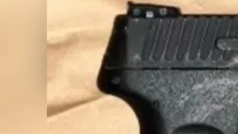 Los oficiales salieron de su vehículo y se acercaron al hombre, que estaba parado en una calle de Brooklyn, y le ordenaron que soltara su arma.