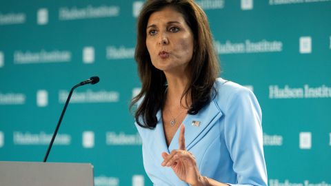 La ex aspirante a la nominación republicana,Nikki Haley.