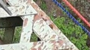 El joven, que no fue identificado, solo tuvo algunos raspones en los brazos y las piernas.