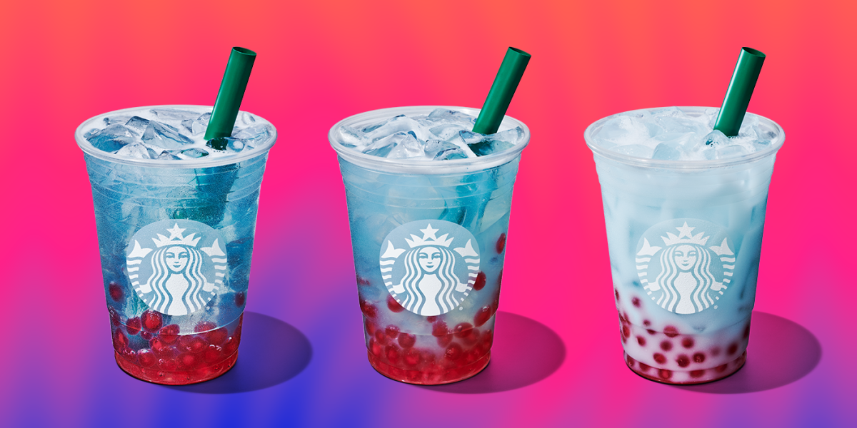 Starbucks presenta 3 nuevas bebidas de verano con perlas y frutas