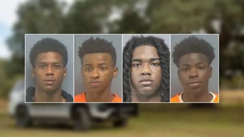 De Izq. a Der.: Los reclusos fugados fueron identificados como Omarion Hookfin, Avery Guidry, Jamarcus Cyprian y Travon Johnson.