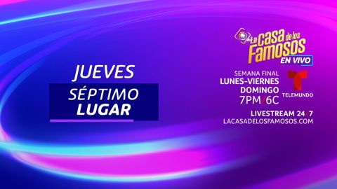 La Casa de los Famosos 4 vivirá este jueves la gala del séptimo finalista.