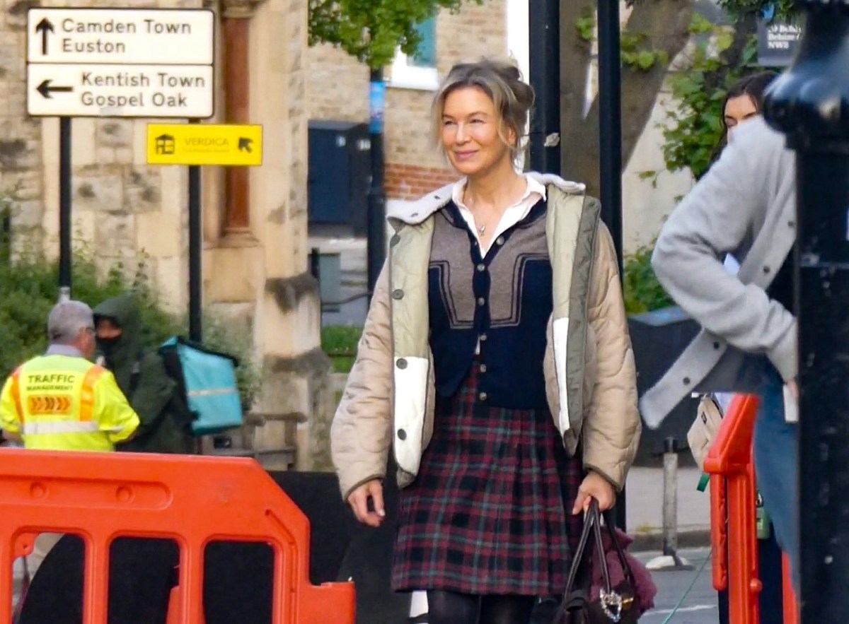 Renée Zellweger está grabando una nueva entrega de ‘Bridget Jones’s Diary’ en Camden