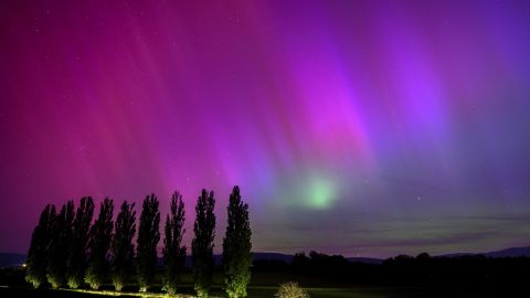 Las auroras boreales se han visto en varios países del mundo en los últimos días.