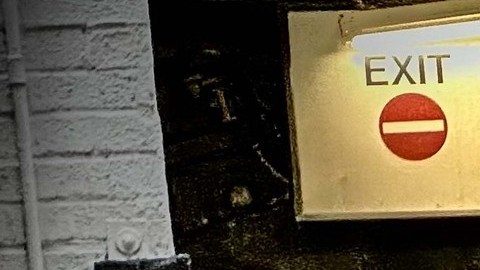 El estacionamiento de la calle Ann que se derrumbó parcialmente en el 2023.