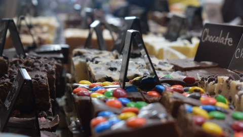 Brownie Brittle Red, White, and Blue M&M'S