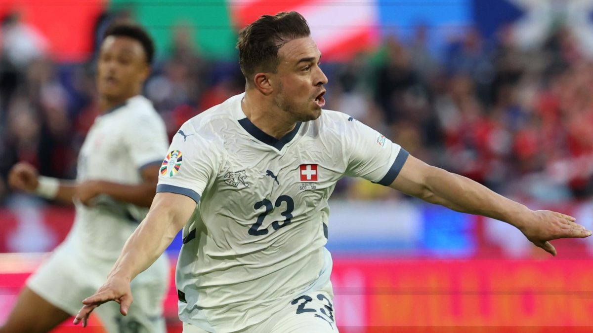 El golazo de Xherdan Shaqiri en la Eurocopa que lo ubica en un récord junto a Cristiano y Messi