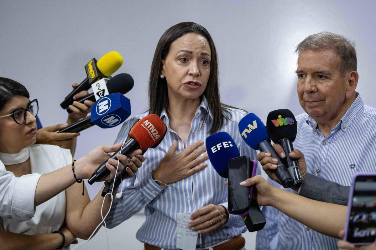 María Corina Machado denuncia la detención de 37 dirigentes opositores en lo que va de año en Venezuela