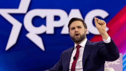El senador republicano James David Vance, conocido como J.D. Vance