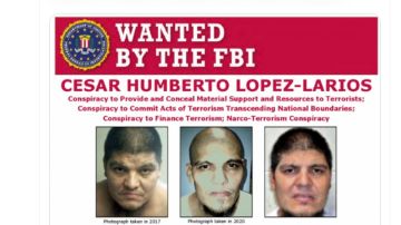 César Humberto López Larios era buscado por el FBI.