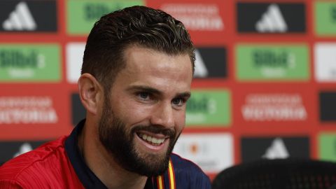 Nacho interviene en la rueda de prensa posterior al entrenamiento que celebró la selección española de fútbol de cara a su próximo choque de octavos de final contra Georgia