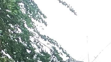 Un vehículo circula por una calle inundada debido a las fuertes lluvias, este martes en Cancún, estado de Quintana Roo, México.