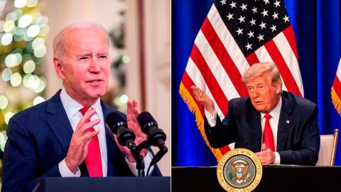 Biden y Trump