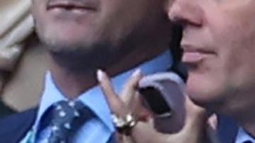Florentino Pérez celebra luego del triunfo del Real Madrid 2-0 frente al Borussia Dortmund.