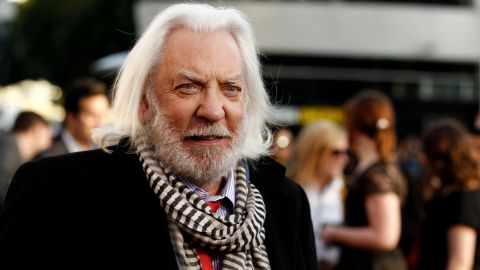 Falleció a los 88 años el actor Donald Sutherland.