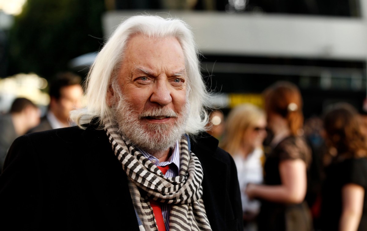 Muere el actor Donald Sutherland, ‘president Snow’ en la saga “The Hunger Games”
