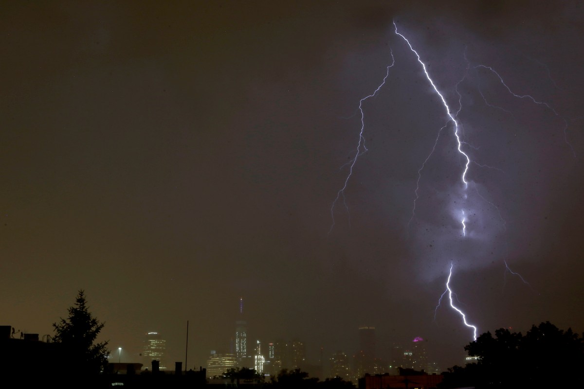 Pronostican tormentas eléctricas severas este domingo en la ciudad de Nueva York