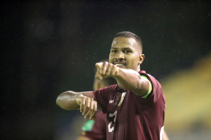 Salomón Rondón es el capitán y máximo goleador histórico de la Vinotinto.