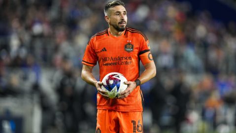 Héctor Herrera con Houston Dynamo en la MLS.