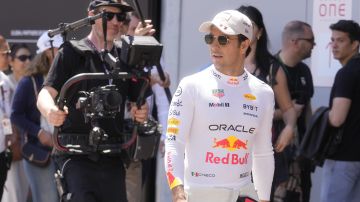 Sergio "Checo" Pérez durante el Gran Premio de Mónaco.