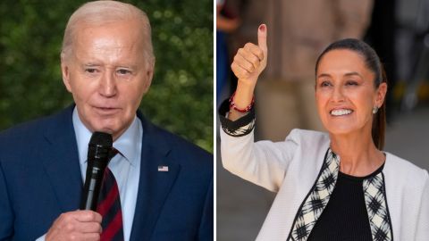 Biden felicitó a quien será la primera presidenta de México, Clauida Sheinbaum.