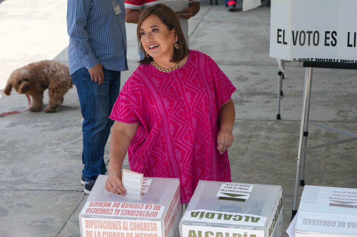 Xóchitl Gálvez llamó a los electores a “salir sin miedo” tras votar en Ciudad de México