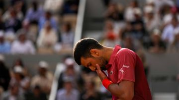 Novak Djokovic tuvo que retirarse del Grand Slam por lesión.