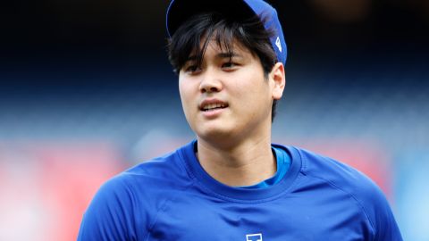 Shohei Ohtani está en su primera temporada con los Dodgers.