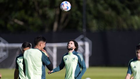 Entrenamiento de la Selección Mexicana en Estados Unidos durante Copa América. Photo/David J. Phillip.