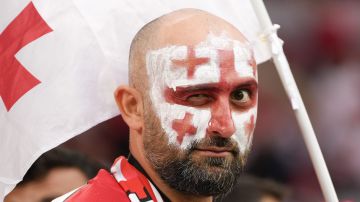 Fanático de Georgia en la Eurocopa 2024. Foto: Martin Meissner.