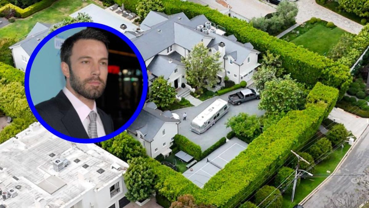 Ben Affleck ha recibido una casa rodante en su nueva residencia de Brentwood