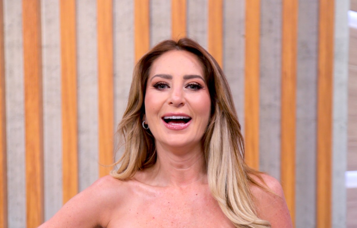 Geraldine Bazán reacciona en el programa ‘En Casa con Telemundo’ al beso de Clovis Nienow y Aleska Génesis