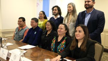 La entidad Red Nacional de Protección, formada por doce organizaciones sociales en Guatemala dieron una conferencia.