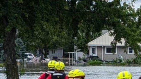 Inundaciones en Spencer, Iowa. 23 de junio de 2024