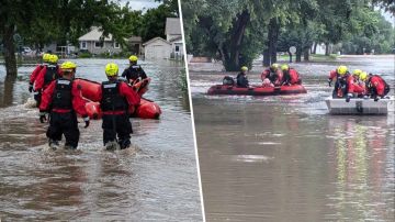 Inundaciones en Spencer, Iowa. 23 de junio de 2024