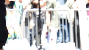 Rosie Rivera en el Paseo de la Fama de Hollywood.