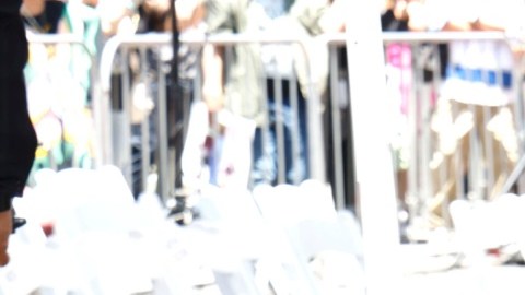Rosie Rivera en el Paseo de la Fama de Hollywood.